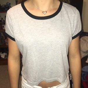 Crop top tee shirt